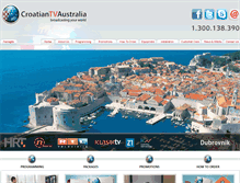 Tablet Screenshot of croatiantv-australia.com